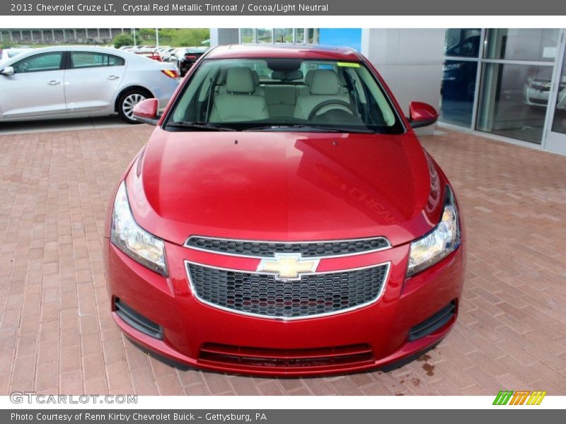 Crystal Red Metallic Tintcoat / Cocoa/Light Neutral 2013 Chevrolet Cruze LT