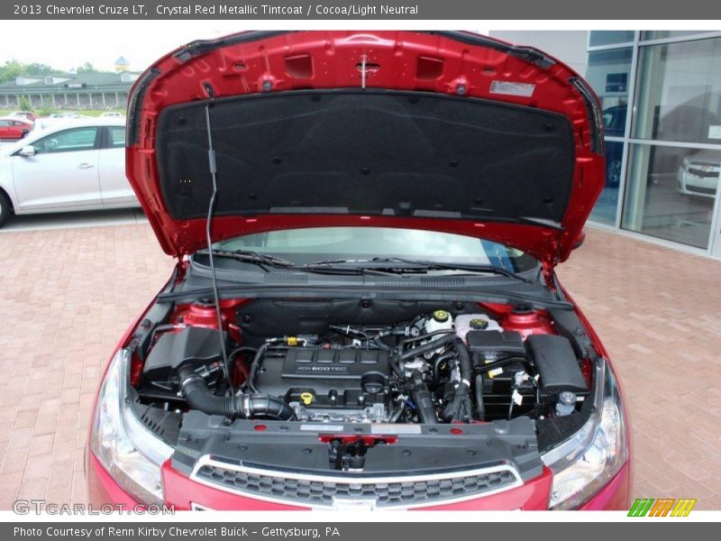 Crystal Red Metallic Tintcoat / Cocoa/Light Neutral 2013 Chevrolet Cruze LT