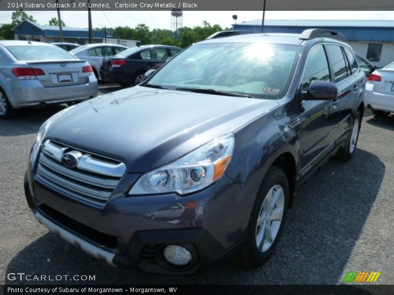 Carbide Gray Metallic / Black 2014 Subaru Outback 3.6R Limited