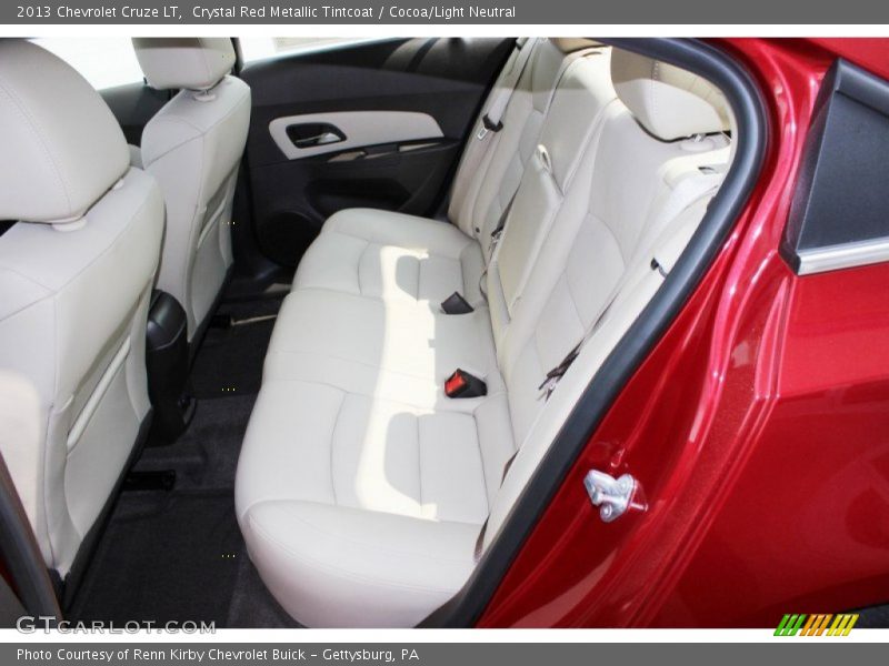 Crystal Red Metallic Tintcoat / Cocoa/Light Neutral 2013 Chevrolet Cruze LT