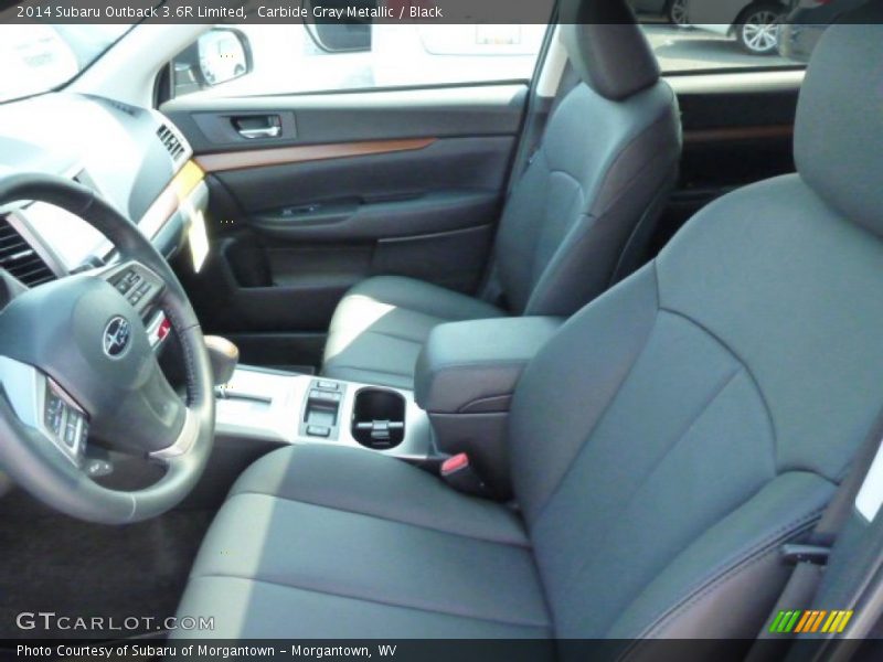 Carbide Gray Metallic / Black 2014 Subaru Outback 3.6R Limited