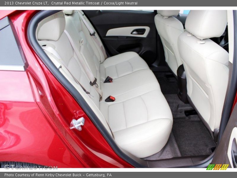 Crystal Red Metallic Tintcoat / Cocoa/Light Neutral 2013 Chevrolet Cruze LT
