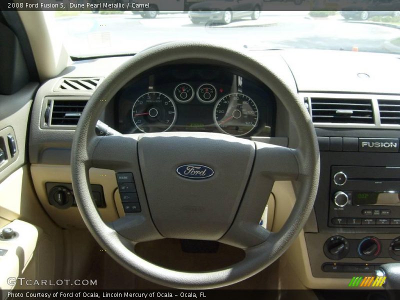 Dune Pearl Metallic / Camel 2008 Ford Fusion S