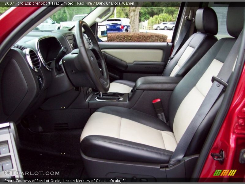  2007 Explorer Sport Trac Limited Dark Charcoal/Camel Interior
