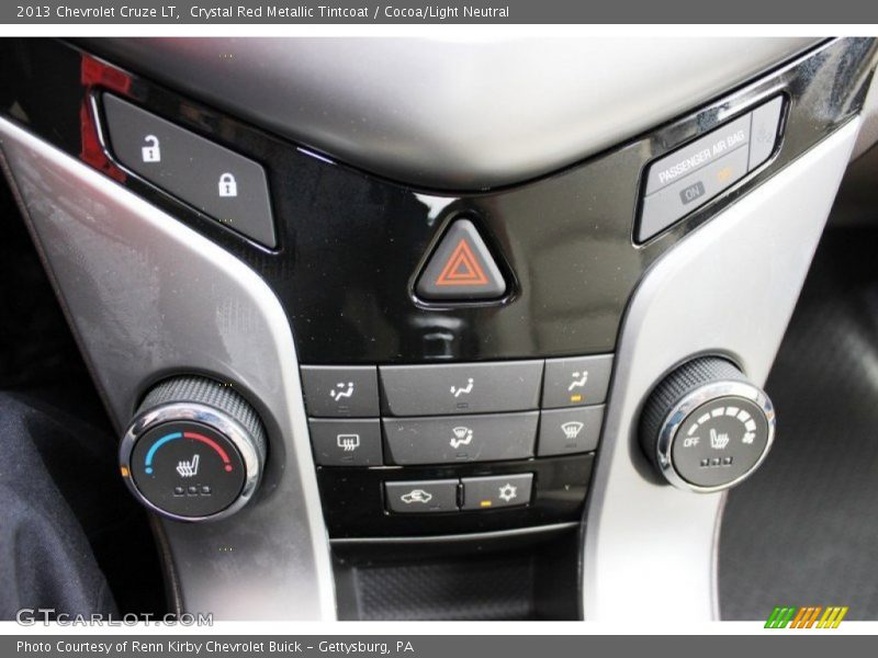 Crystal Red Metallic Tintcoat / Cocoa/Light Neutral 2013 Chevrolet Cruze LT