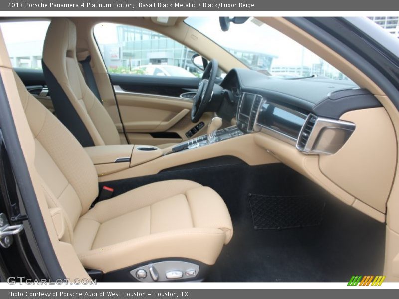  2013 Panamera 4 Platinum Edition Black/Luxor Beige Interior