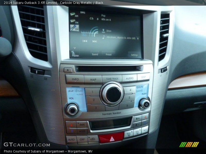 Controls of 2014 Outback 3.6R Limited