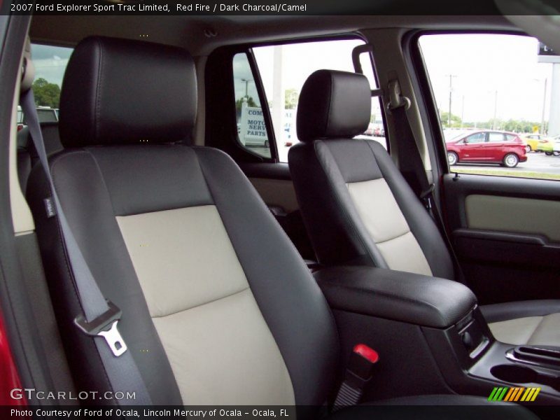Red Fire / Dark Charcoal/Camel 2007 Ford Explorer Sport Trac Limited