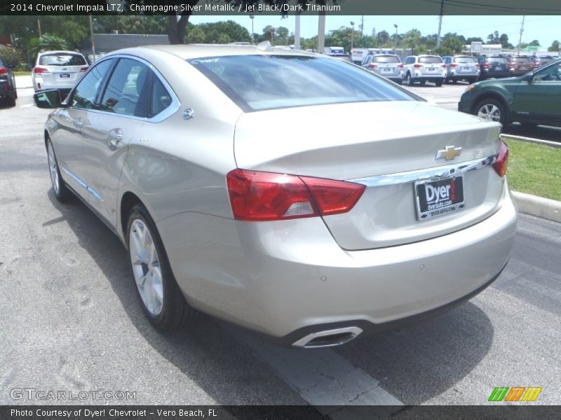 Champagne Silver Metallic / Jet Black/Dark Titanium 2014 Chevrolet Impala LTZ