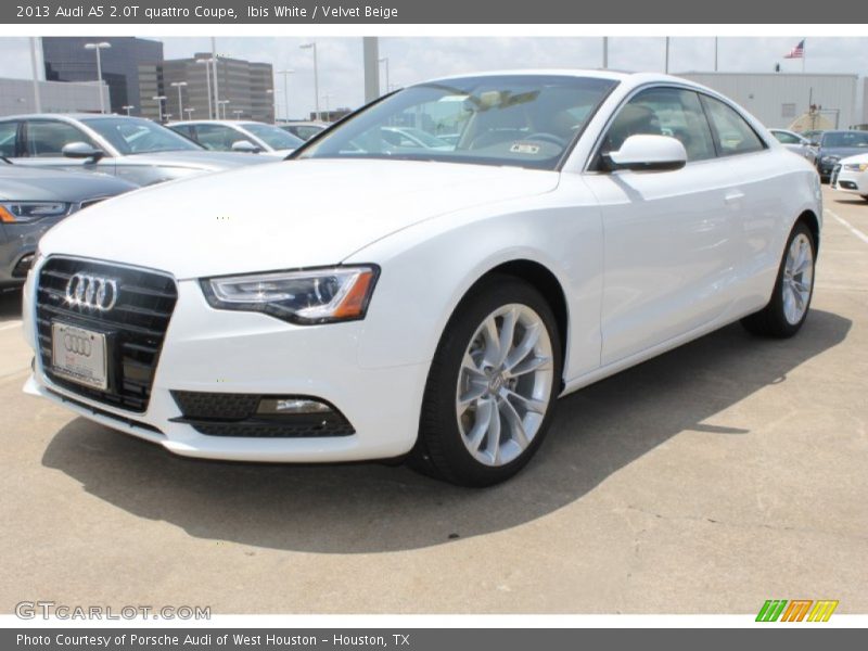 Ibis White / Velvet Beige 2013 Audi A5 2.0T quattro Coupe