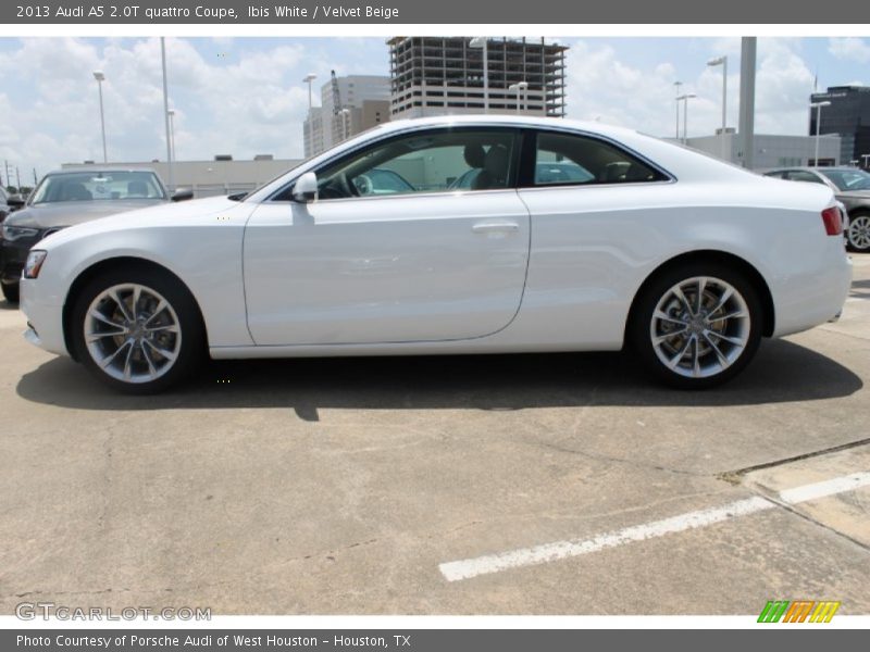 Ibis White / Velvet Beige 2013 Audi A5 2.0T quattro Coupe