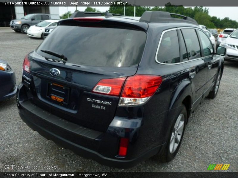 Deep Indigo Pearl / Saddle Brown 2014 Subaru Outback 3.6R Limited