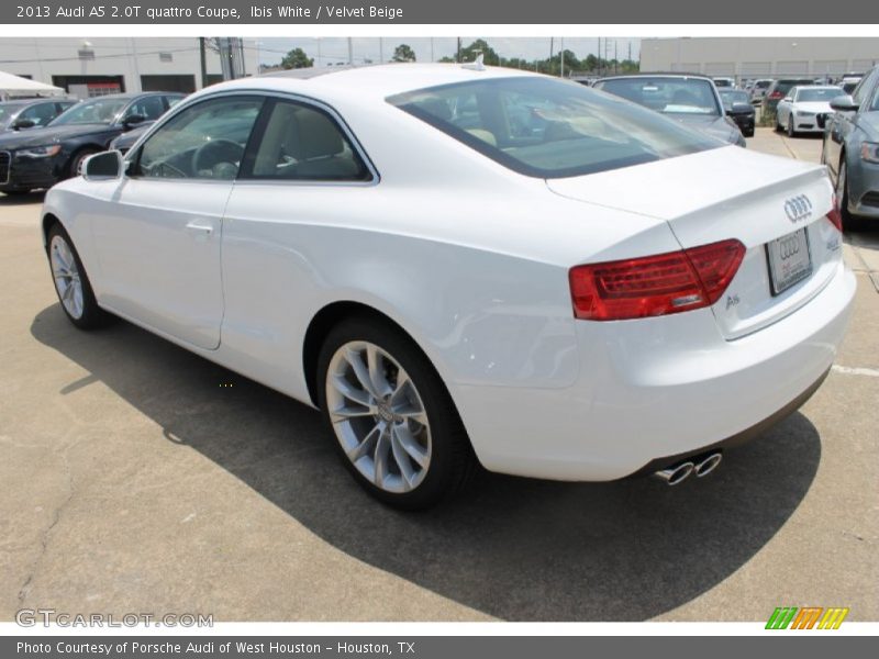 Ibis White / Velvet Beige 2013 Audi A5 2.0T quattro Coupe