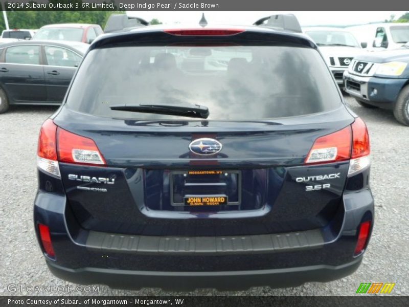 Deep Indigo Pearl / Saddle Brown 2014 Subaru Outback 3.6R Limited