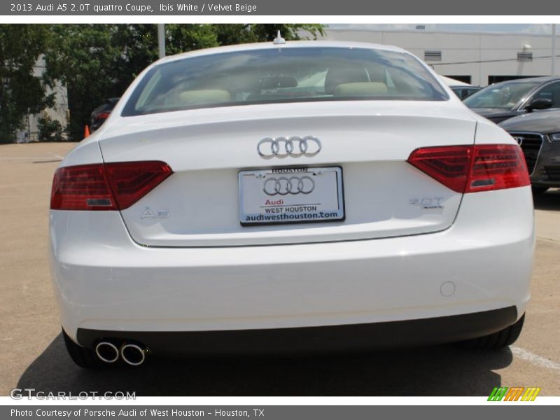 Ibis White / Velvet Beige 2013 Audi A5 2.0T quattro Coupe