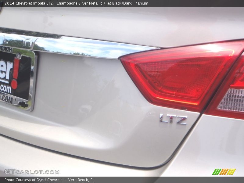 Champagne Silver Metallic / Jet Black/Dark Titanium 2014 Chevrolet Impala LTZ