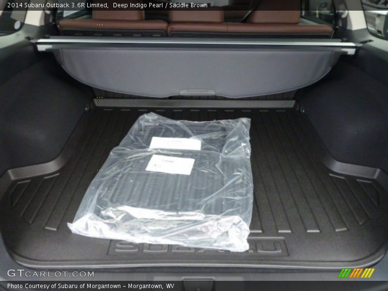 Deep Indigo Pearl / Saddle Brown 2014 Subaru Outback 3.6R Limited
