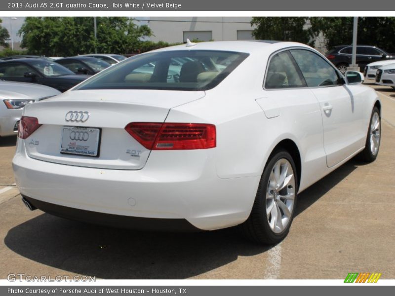 Ibis White / Velvet Beige 2013 Audi A5 2.0T quattro Coupe