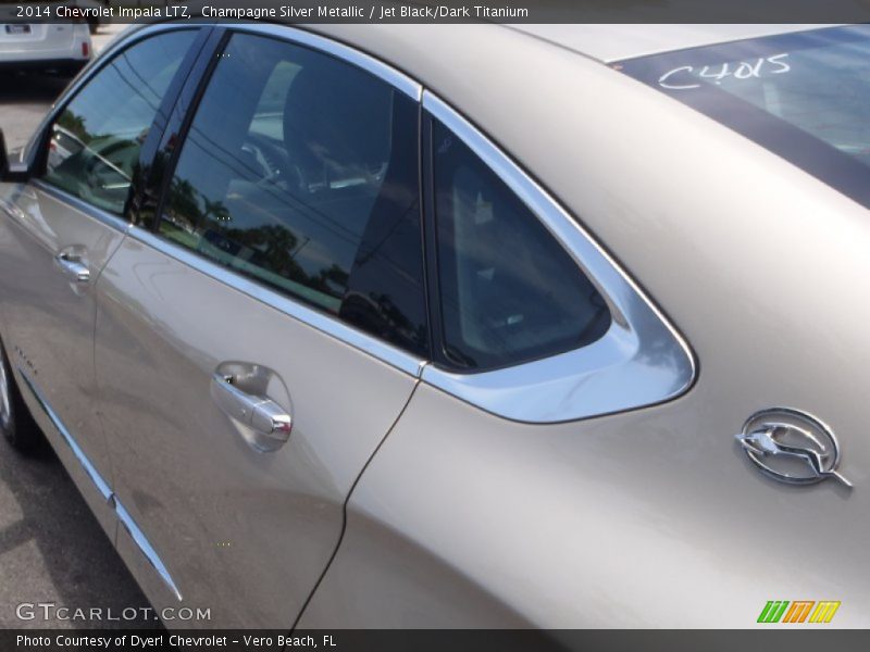 Champagne Silver Metallic / Jet Black/Dark Titanium 2014 Chevrolet Impala LTZ