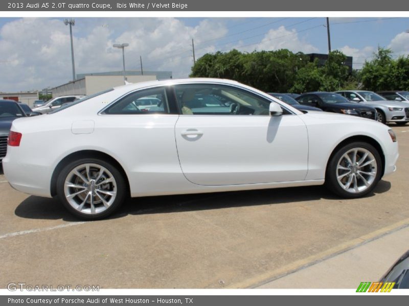 Ibis White / Velvet Beige 2013 Audi A5 2.0T quattro Coupe