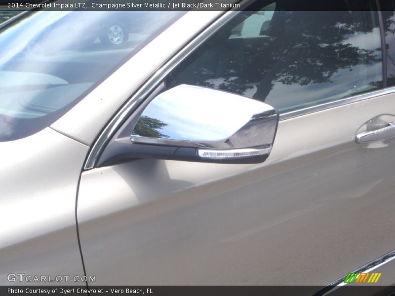 Champagne Silver Metallic / Jet Black/Dark Titanium 2014 Chevrolet Impala LTZ