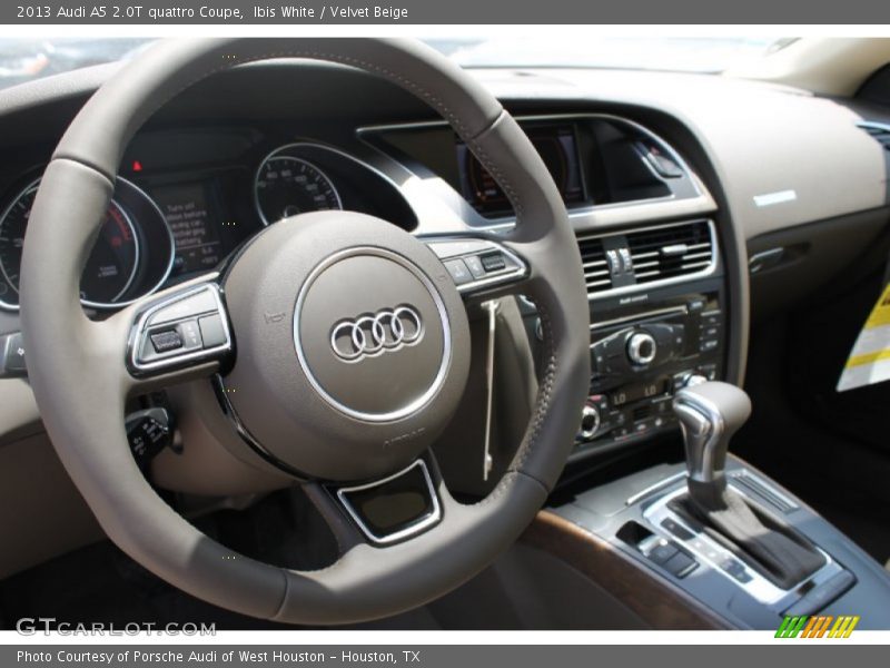 Ibis White / Velvet Beige 2013 Audi A5 2.0T quattro Coupe