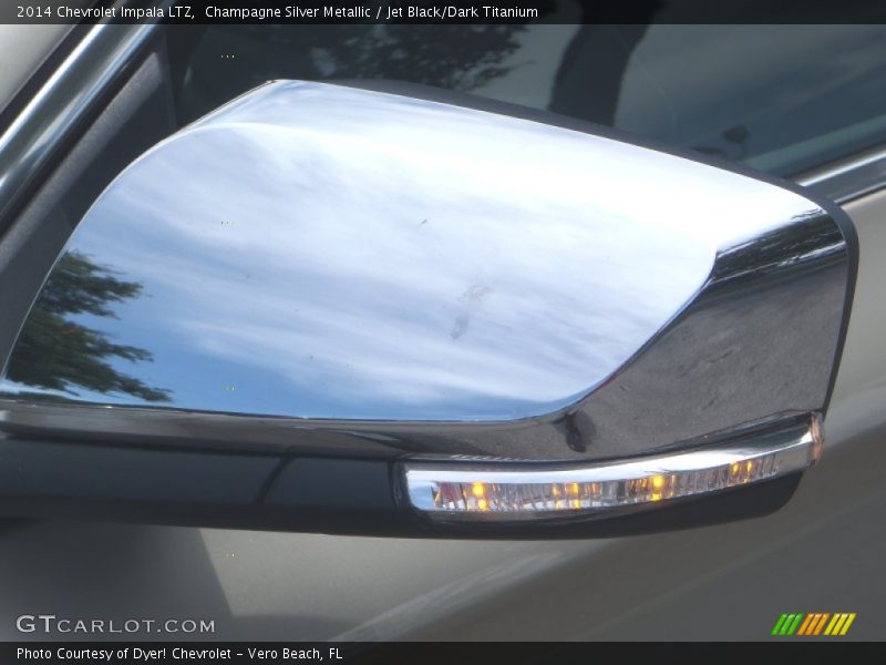 Champagne Silver Metallic / Jet Black/Dark Titanium 2014 Chevrolet Impala LTZ