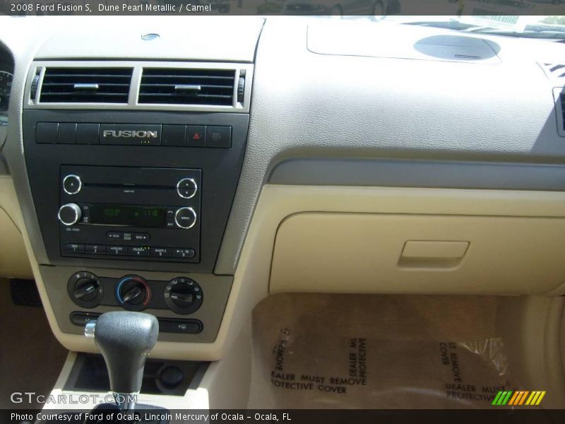 Dune Pearl Metallic / Camel 2008 Ford Fusion S