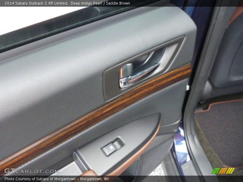 Deep Indigo Pearl / Saddle Brown 2014 Subaru Outback 3.6R Limited