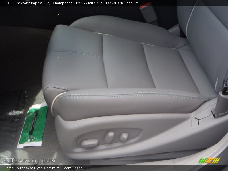 Champagne Silver Metallic / Jet Black/Dark Titanium 2014 Chevrolet Impala LTZ