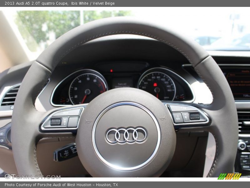 Ibis White / Velvet Beige 2013 Audi A5 2.0T quattro Coupe