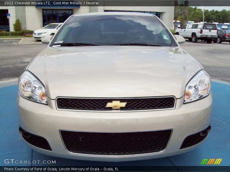 Gold Mist Metallic / Neutral 2012 Chevrolet Impala LTZ