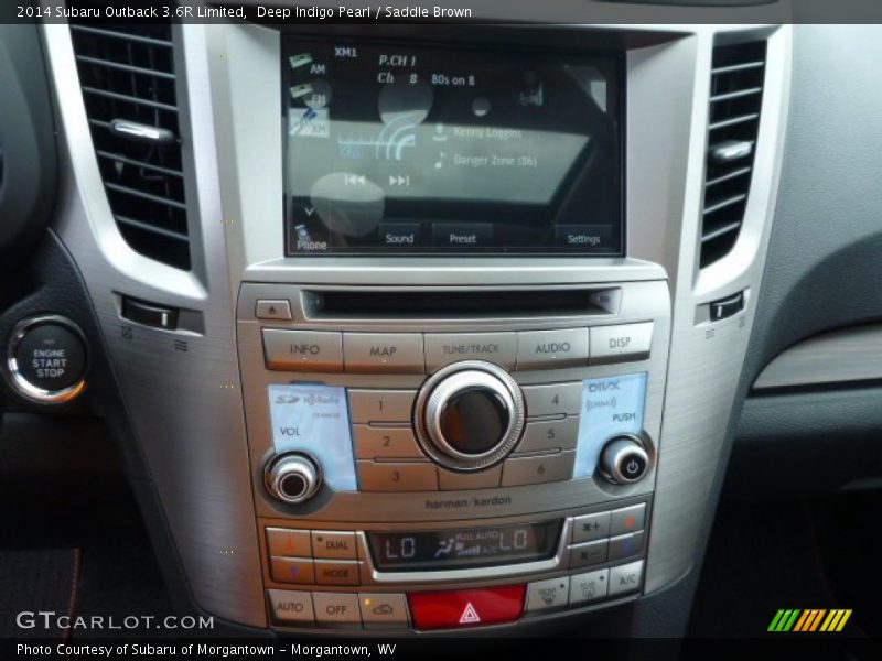 Deep Indigo Pearl / Saddle Brown 2014 Subaru Outback 3.6R Limited