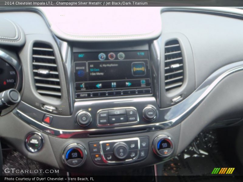 Champagne Silver Metallic / Jet Black/Dark Titanium 2014 Chevrolet Impala LTZ