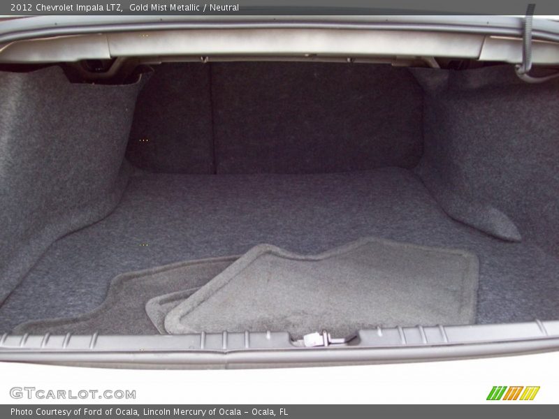 Gold Mist Metallic / Neutral 2012 Chevrolet Impala LTZ