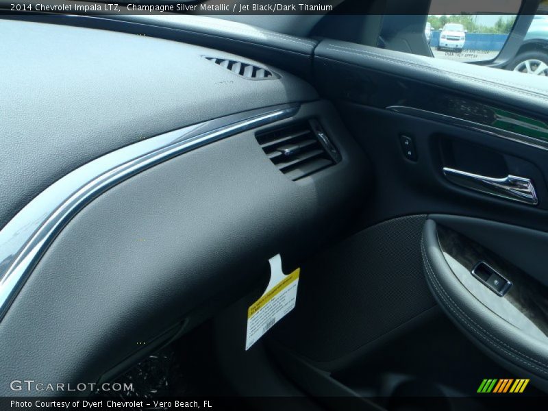Champagne Silver Metallic / Jet Black/Dark Titanium 2014 Chevrolet Impala LTZ