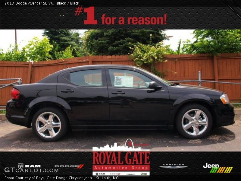 Black / Black 2013 Dodge Avenger SE V6