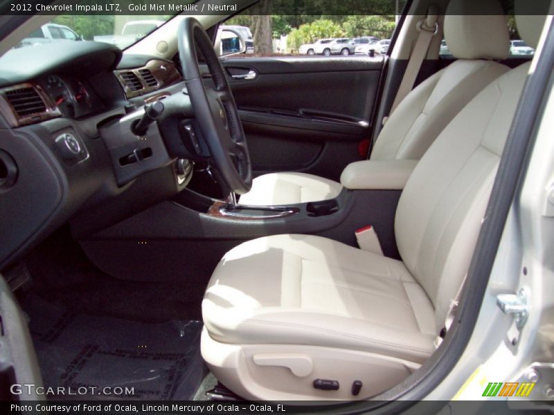 Gold Mist Metallic / Neutral 2012 Chevrolet Impala LTZ