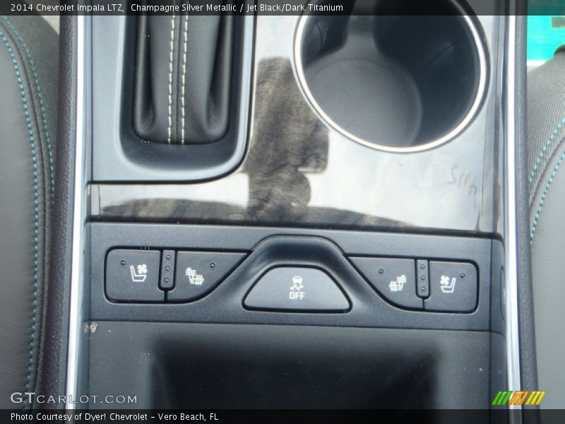 Champagne Silver Metallic / Jet Black/Dark Titanium 2014 Chevrolet Impala LTZ