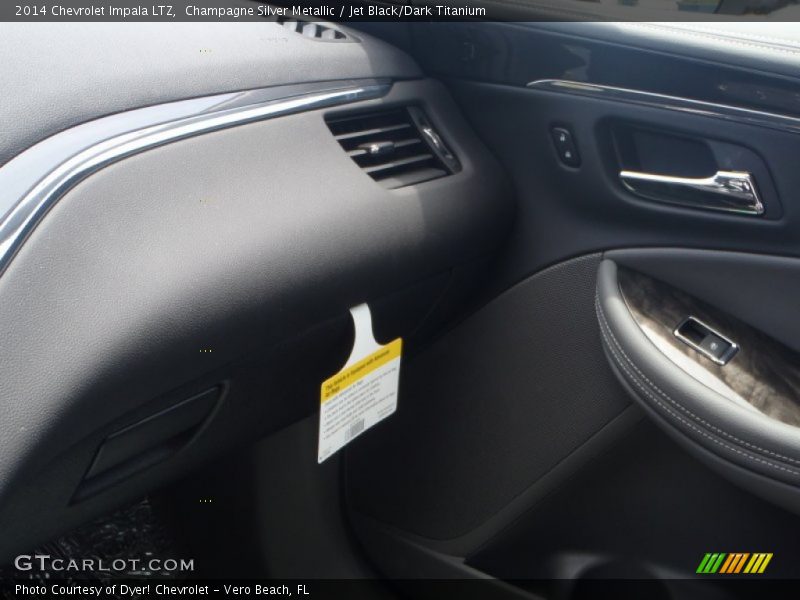 Champagne Silver Metallic / Jet Black/Dark Titanium 2014 Chevrolet Impala LTZ