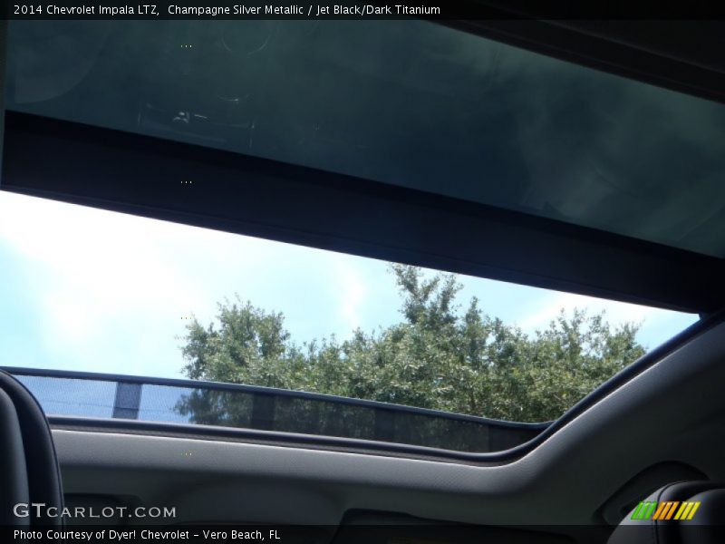 Champagne Silver Metallic / Jet Black/Dark Titanium 2014 Chevrolet Impala LTZ