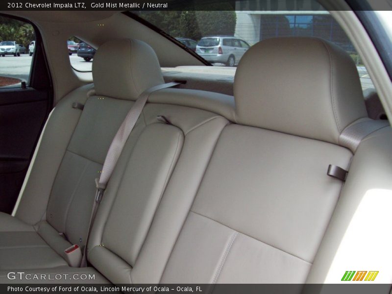 Gold Mist Metallic / Neutral 2012 Chevrolet Impala LTZ