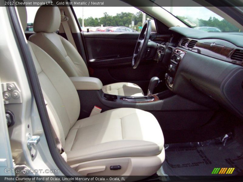 Gold Mist Metallic / Neutral 2012 Chevrolet Impala LTZ