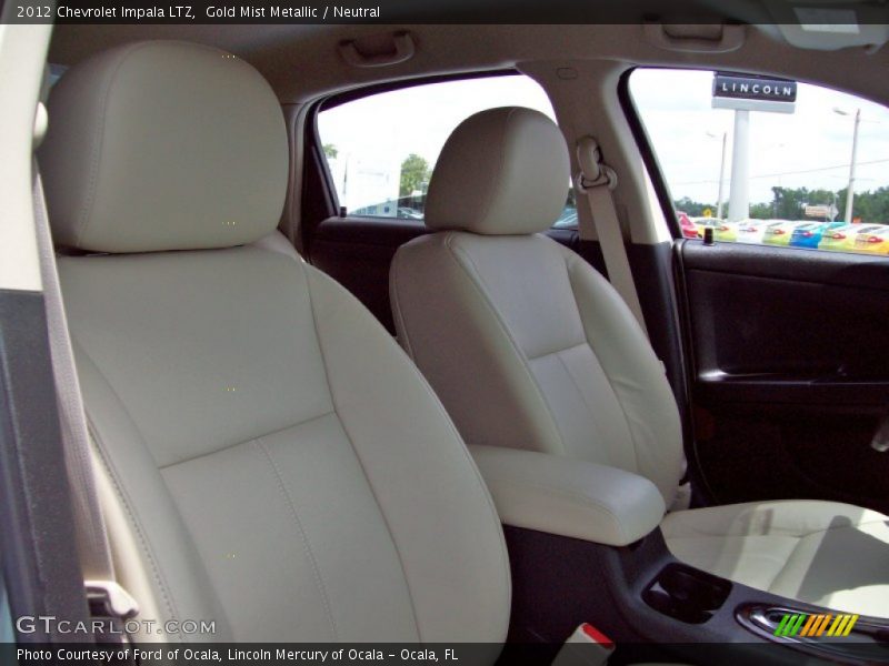 Gold Mist Metallic / Neutral 2012 Chevrolet Impala LTZ