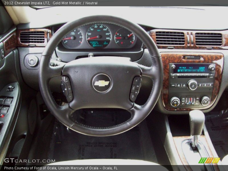 Gold Mist Metallic / Neutral 2012 Chevrolet Impala LTZ