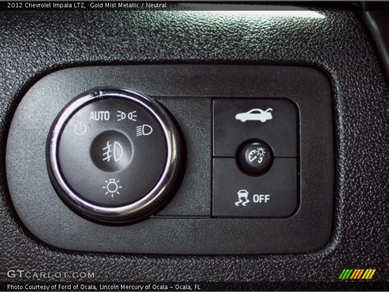 Gold Mist Metallic / Neutral 2012 Chevrolet Impala LTZ