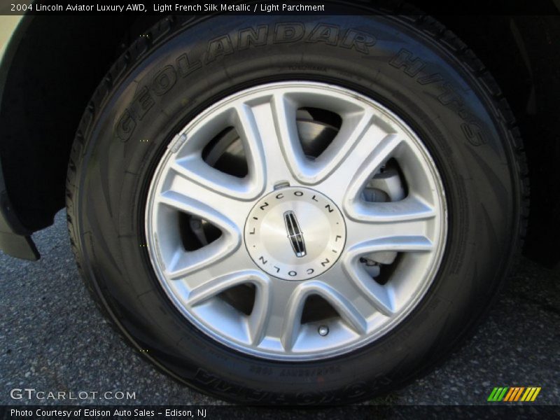 Light French Silk Metallic / Light Parchment 2004 Lincoln Aviator Luxury AWD
