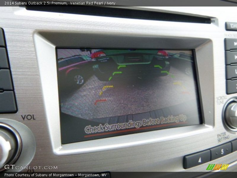 Venetian Red Pearl / Ivory 2014 Subaru Outback 2.5i Premium