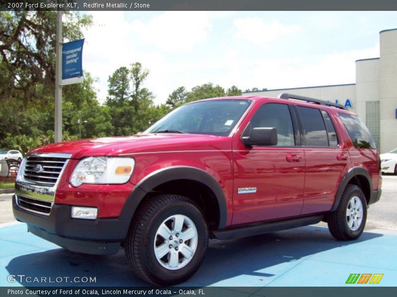 Redfire Metallic / Stone 2007 Ford Explorer XLT