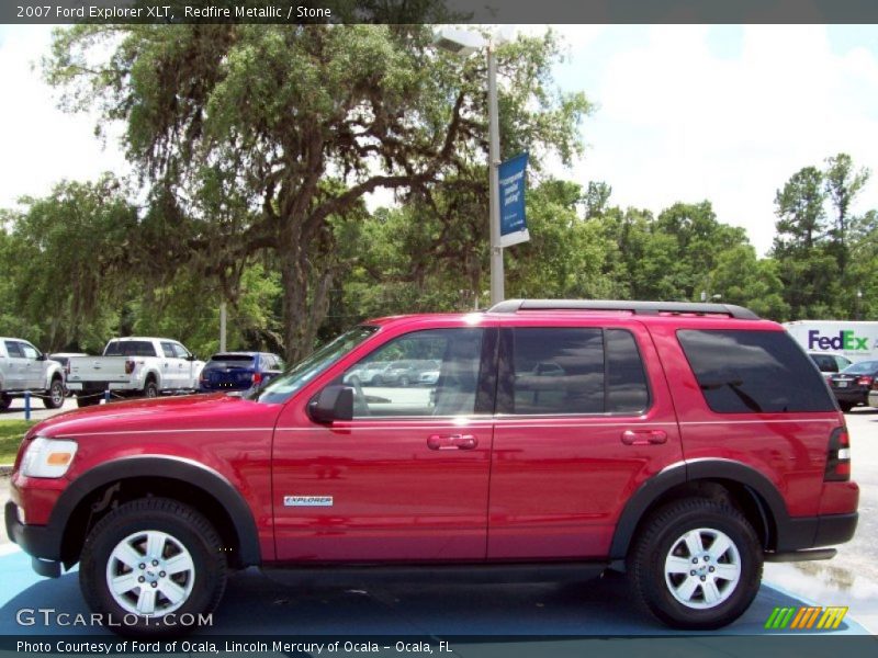 Redfire Metallic / Stone 2007 Ford Explorer XLT